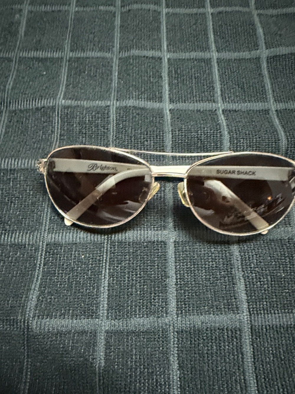 Brighton Sugar Shack Sunglasses in Cream with Brown Lenses